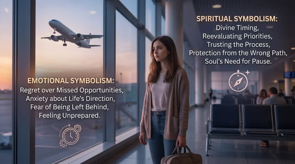 Missing Flight Dream Meaning: Spiritual and Emotional Symbolism